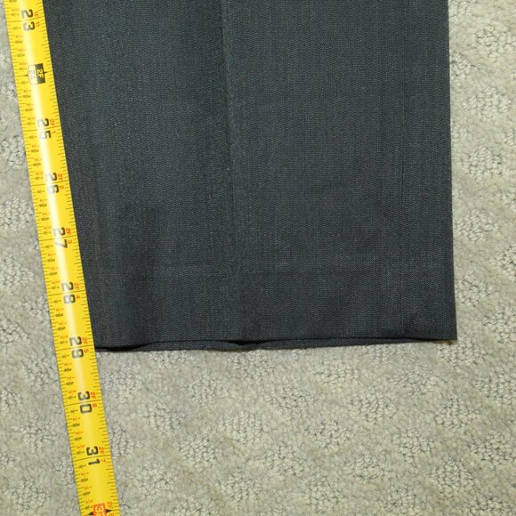 Calvin Klein Dress Pants Mens Size 34x30 Black Solid Slim Fit Stretch NWOT - Picture 3 of 7